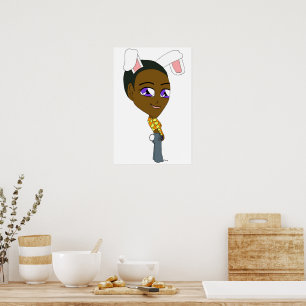 Poster chibi lapinegirl  
