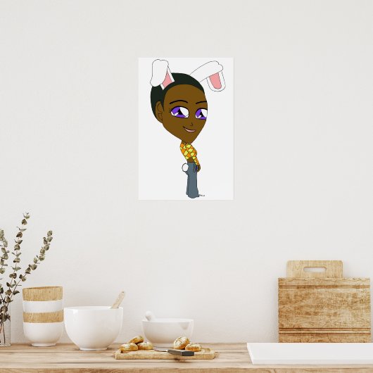 Poster chibi lapinegirl   (Cuisine)