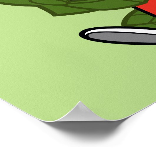 Poster Chibi MARVIN LE MARTIAN™ & DAFFY DUCK™ (Coin)