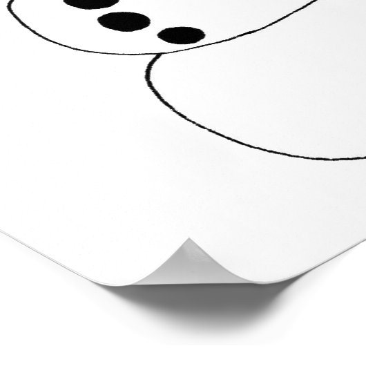 Poster chibi snowman (Coin)