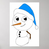 Poster chibi snowman (Devant)