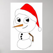 Poster chibi snowman (Devant)