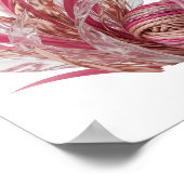 Poster Chic Argent FANCY PINK ET CORDES D'OR Design Audac (Coin)