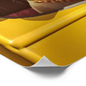 Poster Chic Canine Elégance : Chic French Bulldog Poste (Coin)