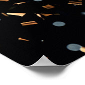 Poster Chic Champagne and Clocks New Year's Eve Party (Coin)