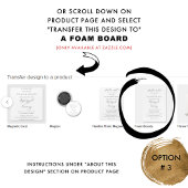 Poster Chic Choisir un siège, Débrancher le Mariage de la