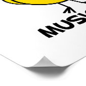 Poster Chic de musique (Coin)