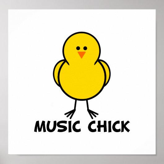 Poster Chic de musique (Devant)