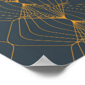 Poster Chic, elegant, simple geometric graphic pattern (Coin)