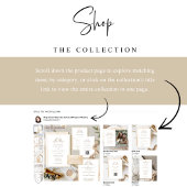 Poster Chic En Mémoire Amoureuse, Symbole Beige Monogramm