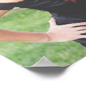 Poster Chic Graduate Photo 2025 Black Graduation Party (Coin)