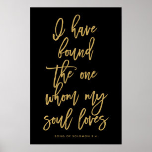 Poster Chic Hand Lettered I have Found the One Sign