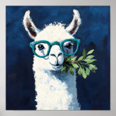 Poster Chic Lama Intelligent (Devant)