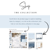 Poster Chic Minimal Cette Bougie Brûle Bleu Mariage Signa