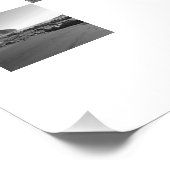 Poster Chic noir & blanc Nouvelle-Zélande Photos Checker (Coin)