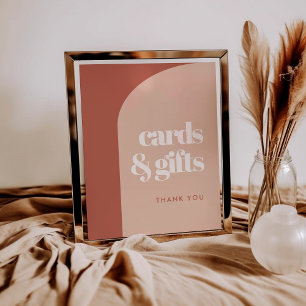 Poster Chic pêche en terre cuite arche Cartes & Cadeaux s