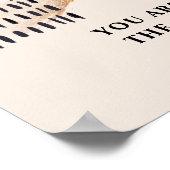 Poster Chic rose en terre cuite or Choisir un siège de ch (Coin)