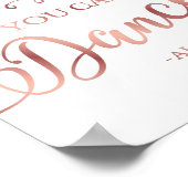 Poster Chic Rose Gold FAITES-MOI CONFIANCE VOUS POUVEZ DA (Coin)