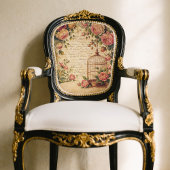 Poster Chic Shabby Birdcage Ou Papier Découpage