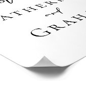 Poster Chic S'Il Vous Plaît Signer Notre Mariage Invité P (Coin)