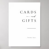 Poster Chic + Simple Script Moderne Cartes de Mariage + C (Devant)