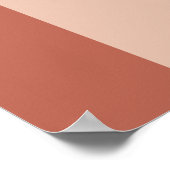 Poster Chic terre cuite Open siège Unplugged cérémonie (Coin)