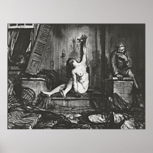 Poster Chic vintage : La Cigarette de Wesley Bellows