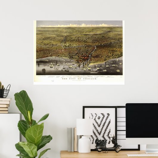 Poster Chicage (Bureau à domicile)