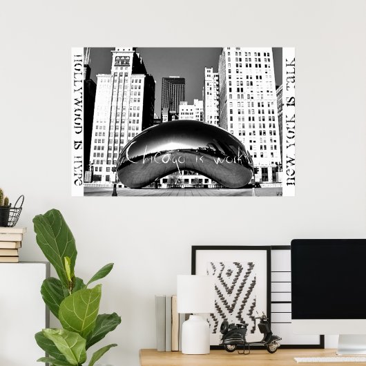 Poster chicago (Bureau à domicile)