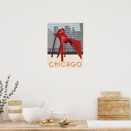 Poster Chicago ! (Cuisine)