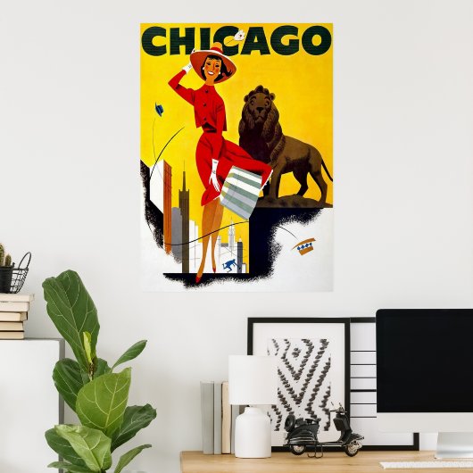 Poster Chicago (Bureau à domicile)