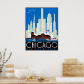 Poster Chicago a tout (Cuisine)