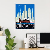 Poster Chicago a tout (Bureau à domicile)