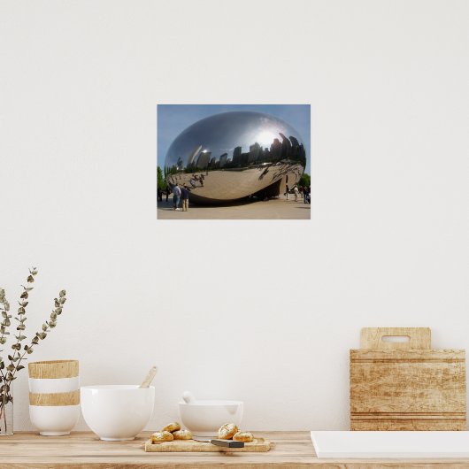 Poster Chicago Bean (Cuisine)