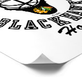 Poster Chicago Blackhawks Hockey Mask Red Nhl Officially  (Coin)