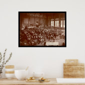 Poster Chicago Board of Trade Photo 1900 (Cuisine)