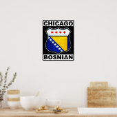 Poster Chicago Bosniaque Américain (Cuisine)