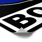 Poster Chicago Bosniaque Américain (Coin)