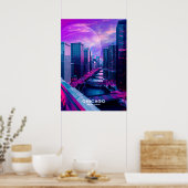 Poster Chicago City (Cuisine)