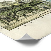 Poster Chicago Elevated Trains (Poole) 1897 - AGED BMB (Coin)