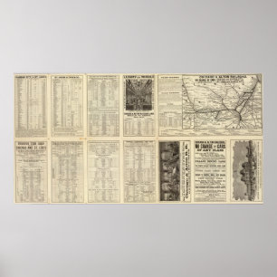 Poster Chicago et Alton Railroad 2