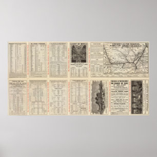 Poster Chicago et Alton Railroad 3