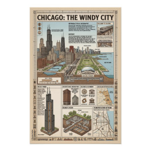 Poster Chicago, États-Unis