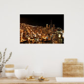 Poster Chicago Hancock Building (Cuisine)