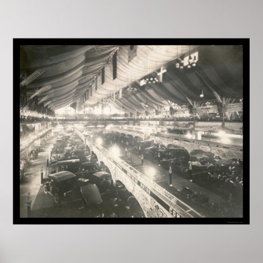 Poster Chicago, IL Auto Show Photo 1907 (Devant)