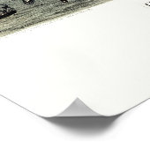 Poster Chicago, IL Carte panoramique - 1868 (Coin)