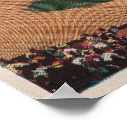 Poster Chicago, IL - Comiskey Park, Home Plate, Basebal (Coin)