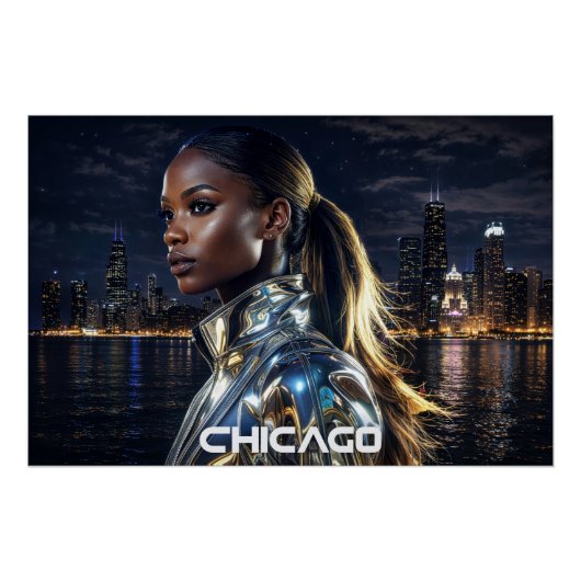 POSTER CHICAGO - ILLINOIS (Devant)