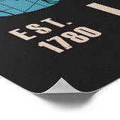 Poster Chicago, Illinois | Carte graphique (Coin)