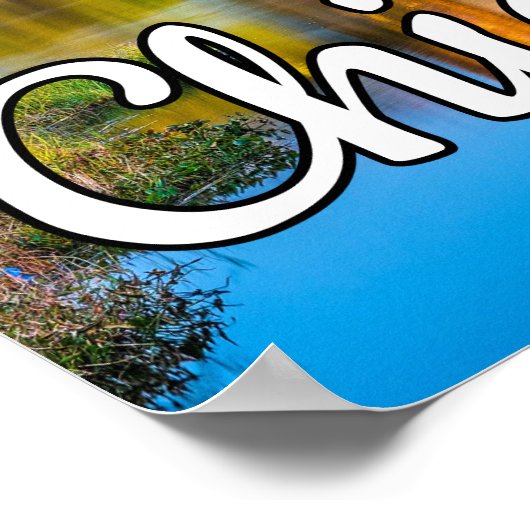 Poster Chicago, Illinois, États-Unis (Coin)